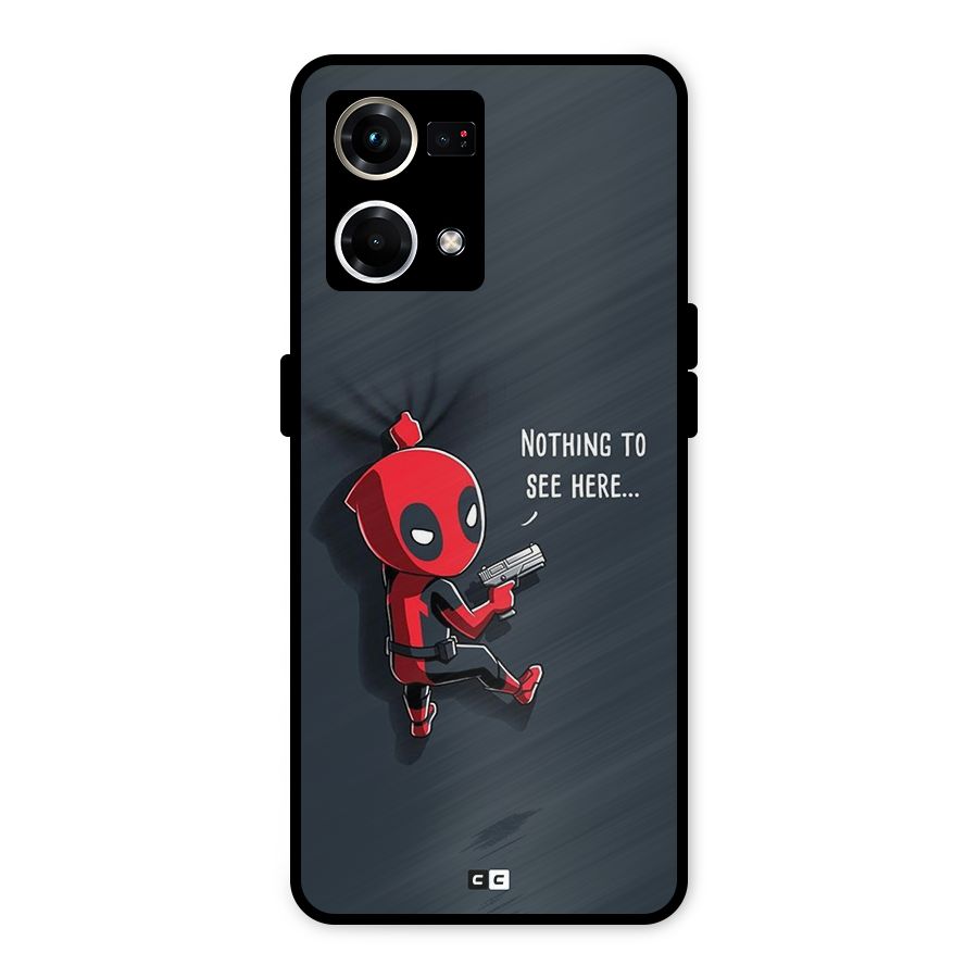 Baby Wade Metal Back Case for Oppo F21 Pro 4G