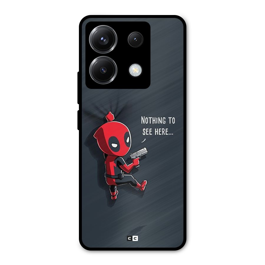 Baby Wade Metal Back Case for Poco X6