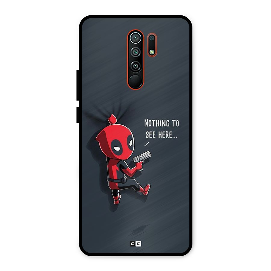 Baby Wade Metal Back Case for Redmi 9 Prime