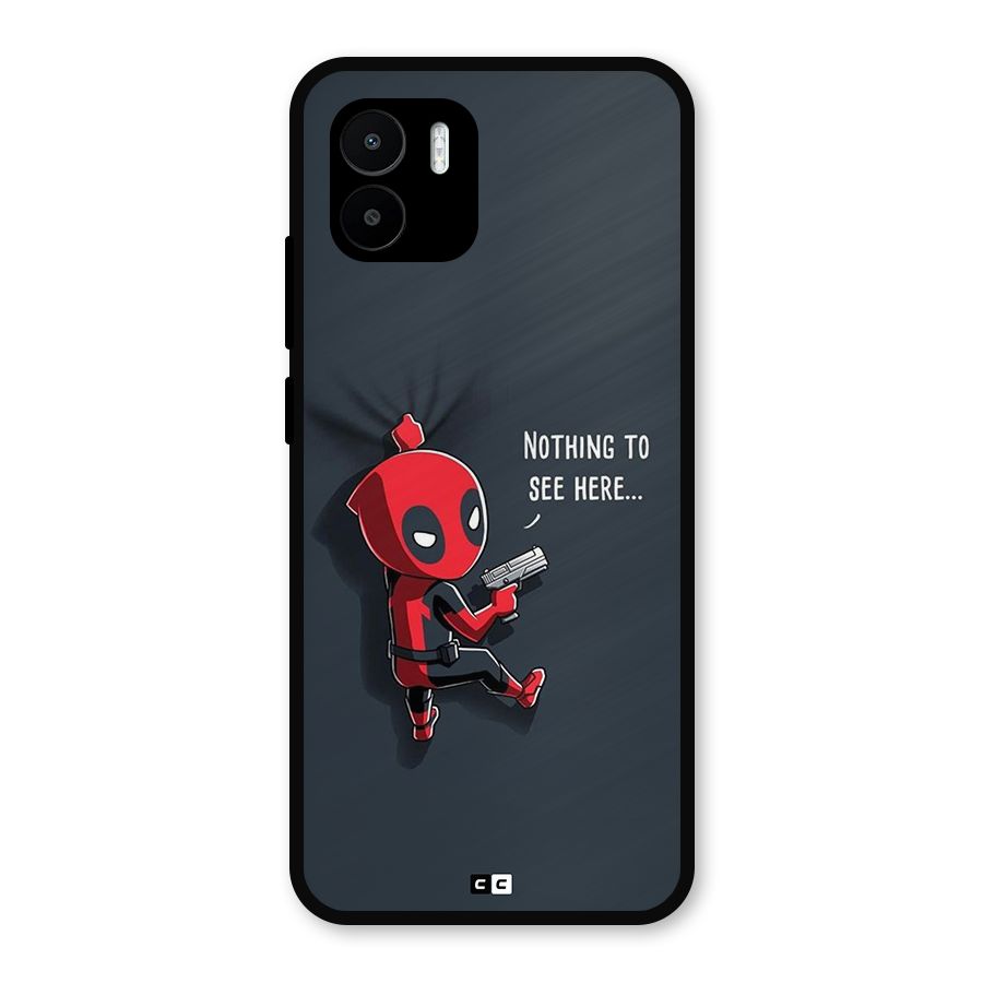 Baby Wade Metal Back Case for Redmi A1