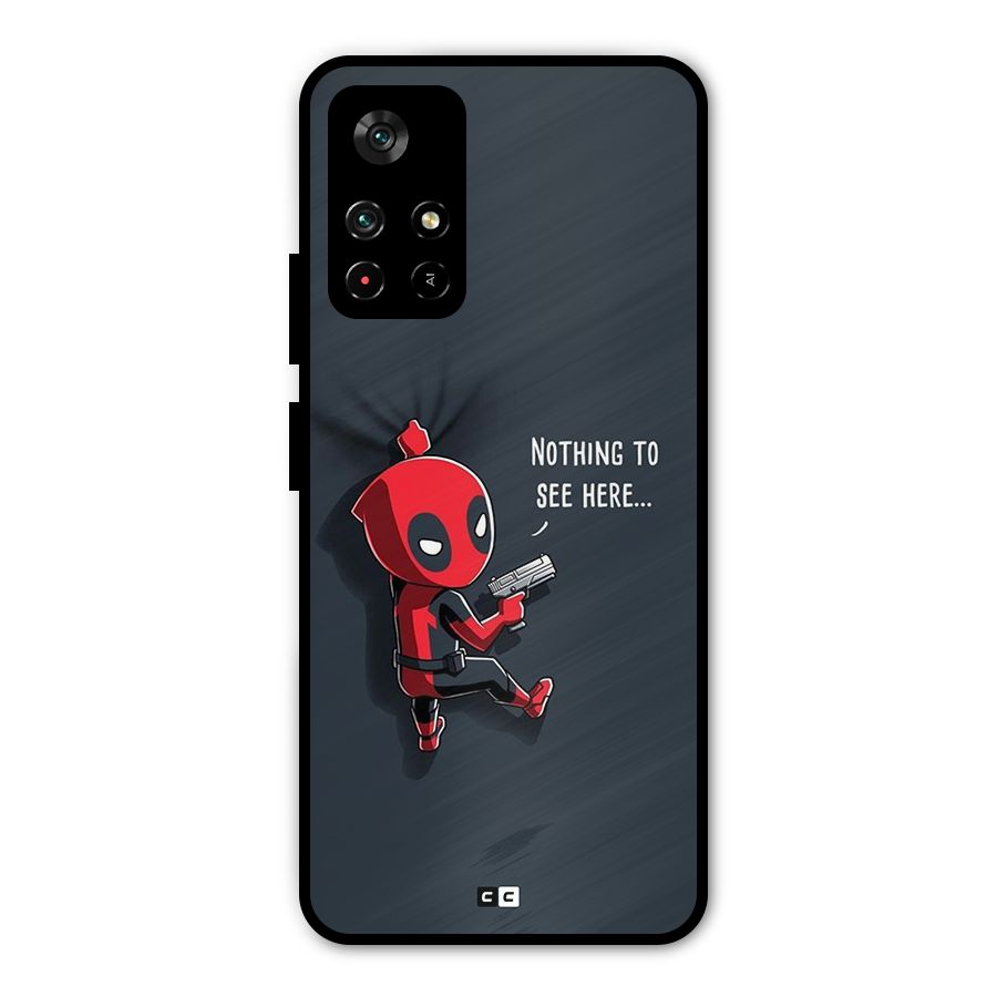 Baby Wade Metal Back Case for Redmi Note 11T 5G