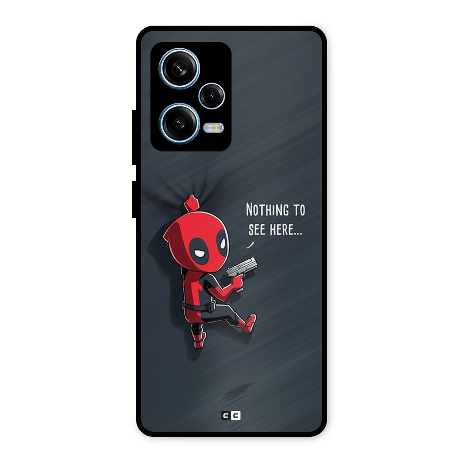 Baby Wade Metal Back Case for Redmi Note 12 Pro