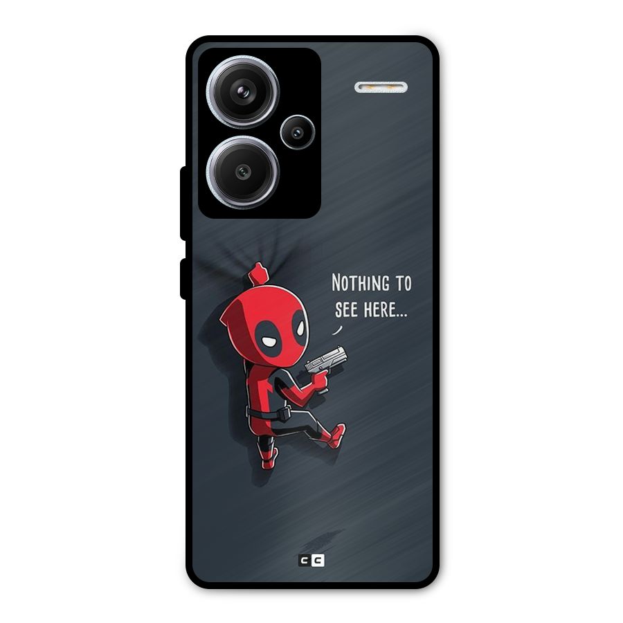 Baby Wade Metal Back Case for Redmi Note 13 Pro Plus