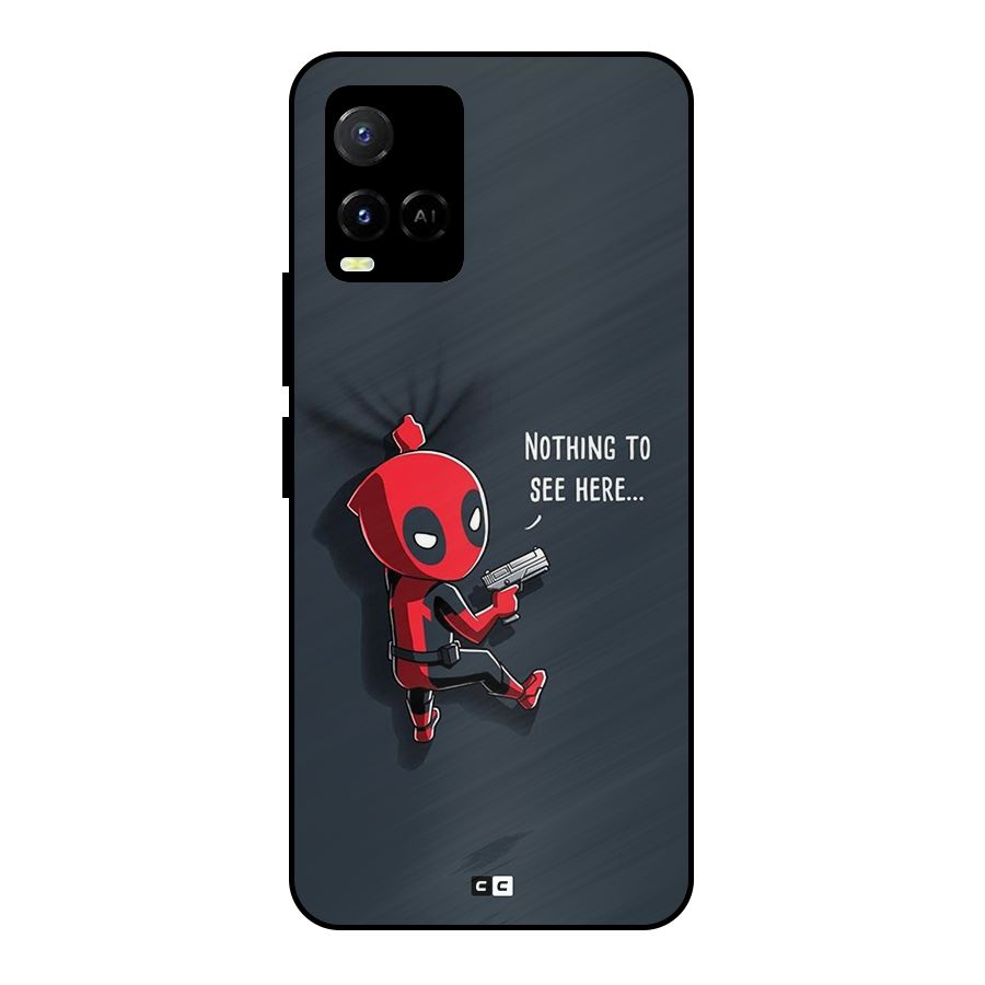 Baby Wade Metal Back Case for Vivo Y21G