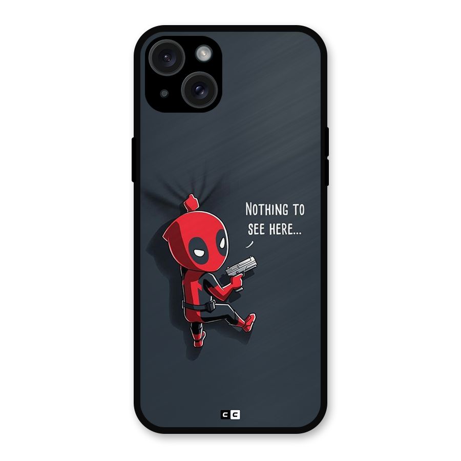 Baby Wade Metal Back Case for iPhone 15 Plus