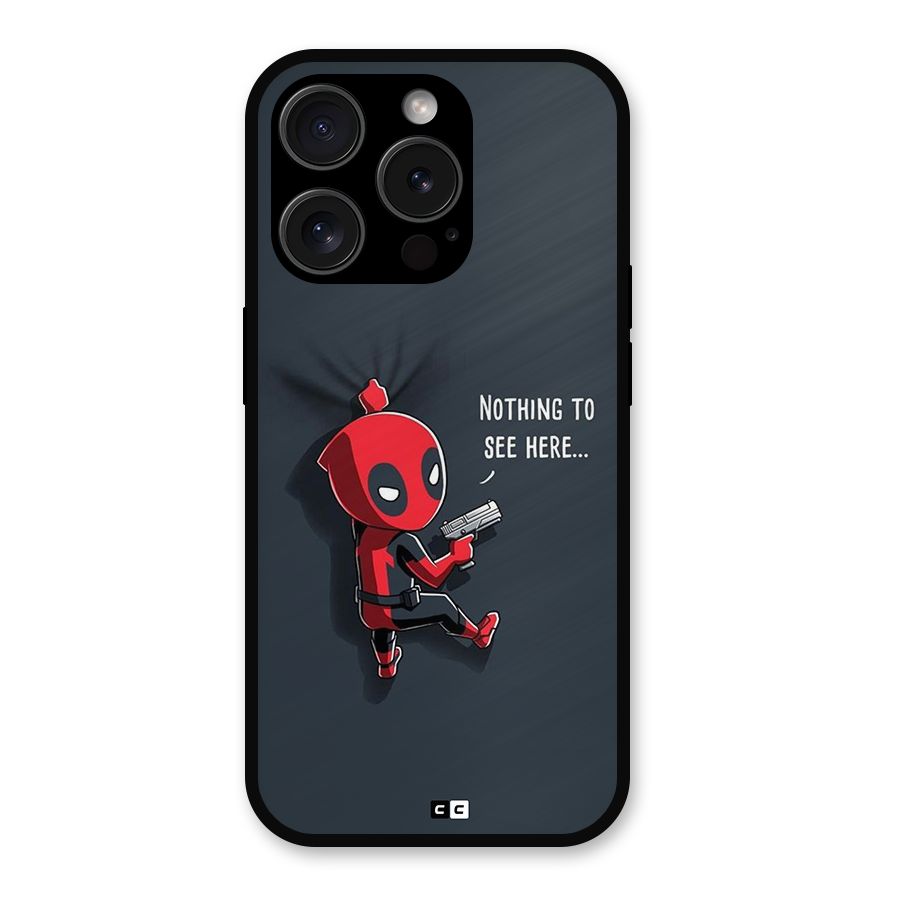 Baby Wade Metal Back Case for iPhone 15 Pro