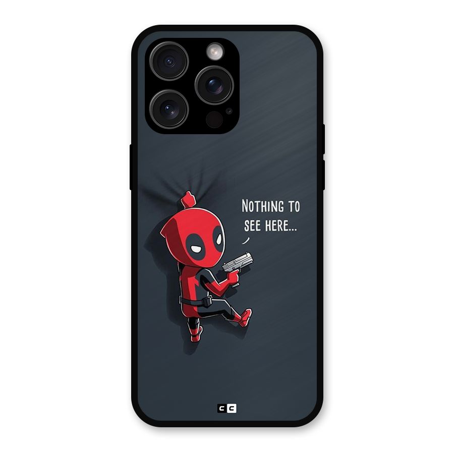 Baby Wade Metal Back Case for iPhone 15 Pro Max