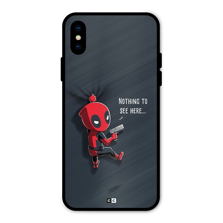 Baby Wade Metal Back Case for iPhone X