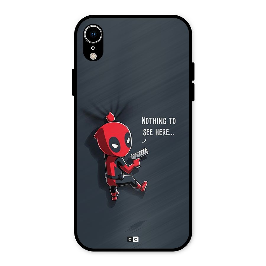 Baby Wade Metal Back Case for iPhone XR