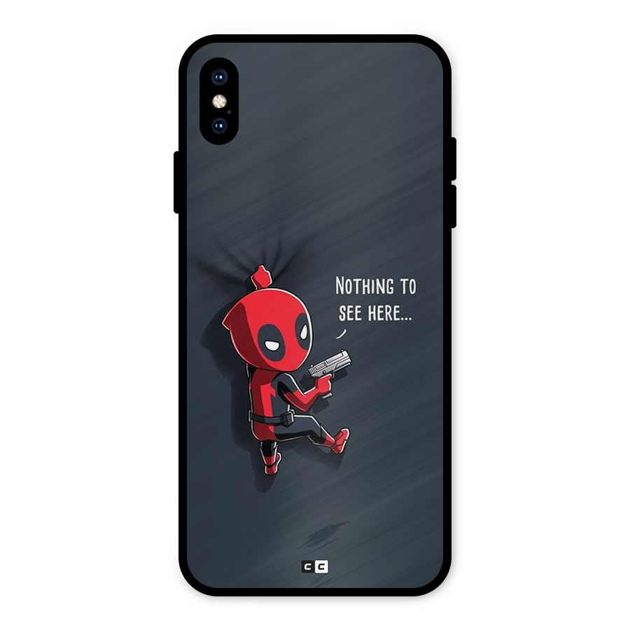 Baby Wade Metal Back Case for iPhone XS Max