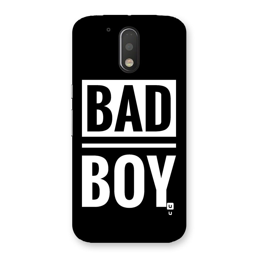 Bad Boy Back Case for Moto G4 Plus