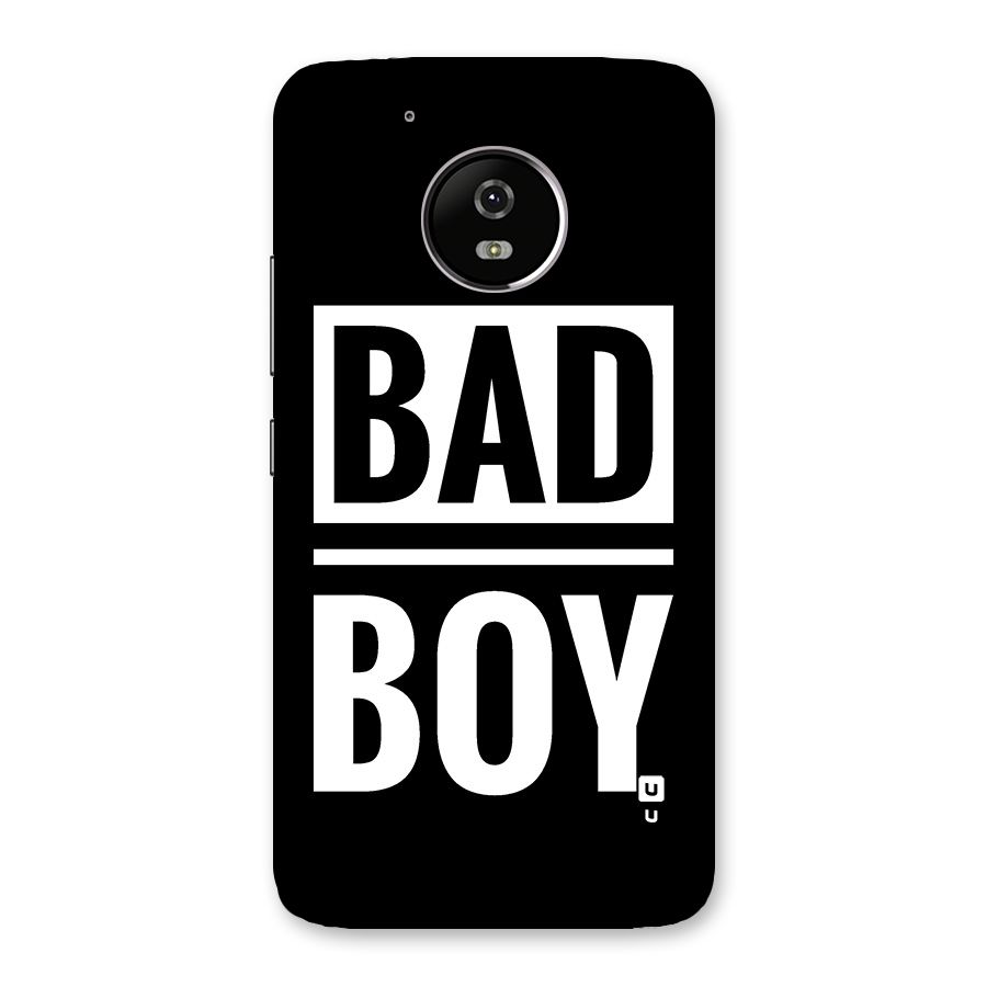 Bad Boy Back Case for Moto G5