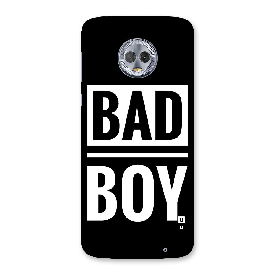 Bad Boy Back Case for Moto G6 Plus