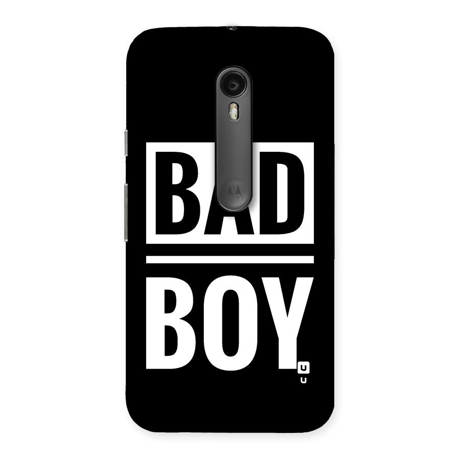 Bad Boy Back Case for Moto G Turbo