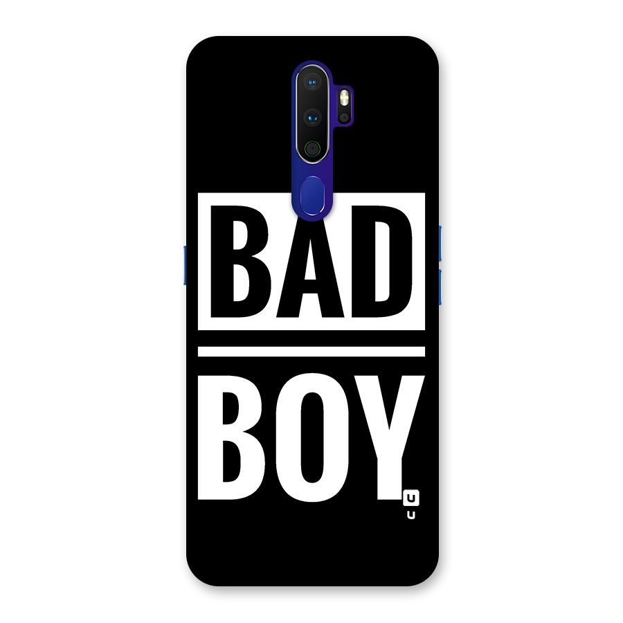 Bad Boy Back Case for Oppo A9 (2020)