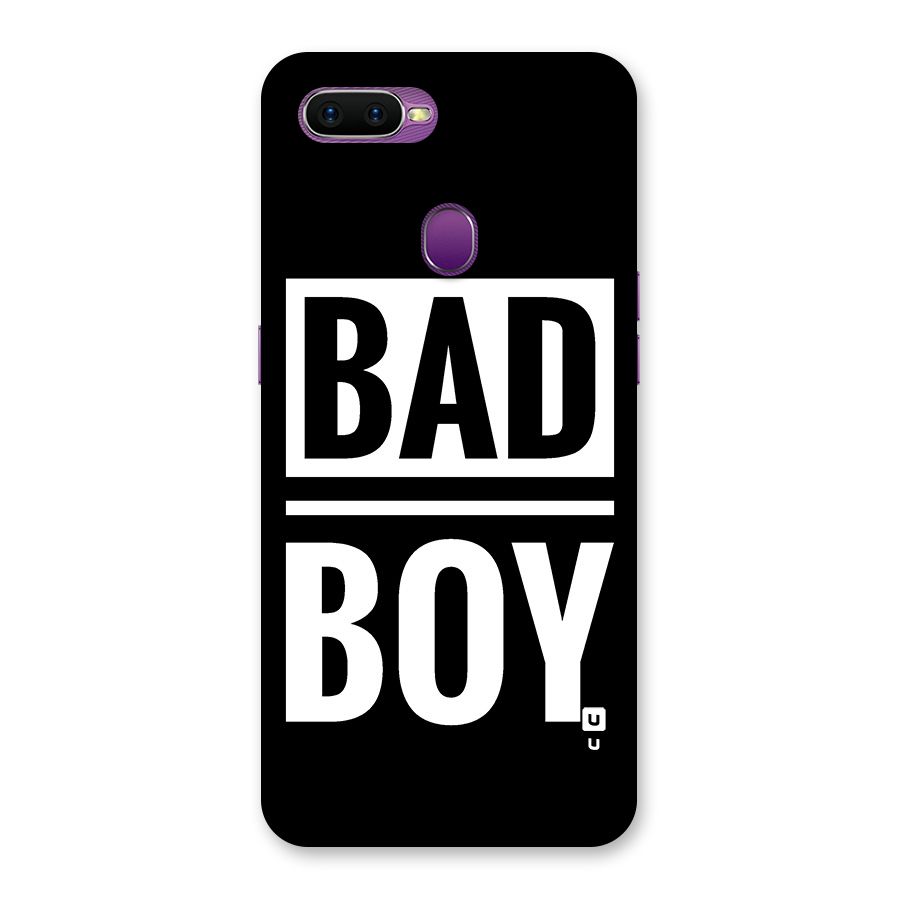 Bad Boy Back Case for Oppo F9