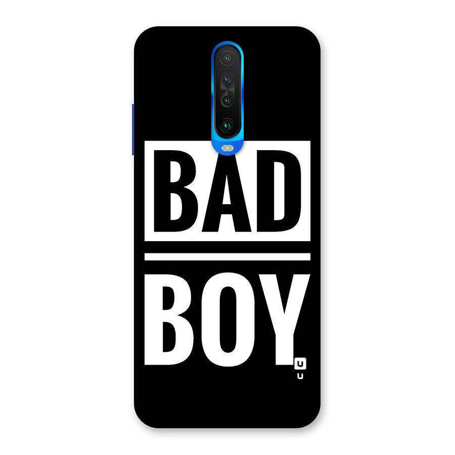Bad Boy Back Case for Poco X2
