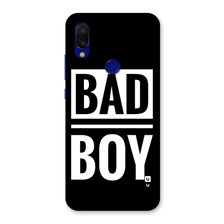 Bad Boy Back Case for Redmi 7