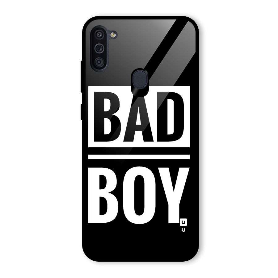Bad Boy Glass Back Case for Galaxy M11