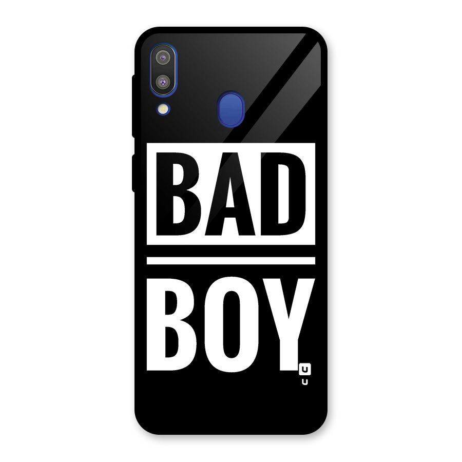 Bad Boy Glass Back Case for Galaxy M20