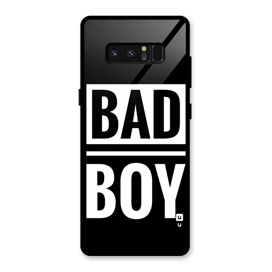 Bad Boy Glass Back Case for Galaxy Note 8
