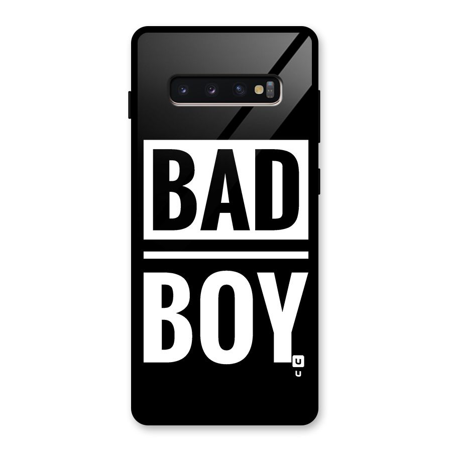 Bad Boy Glass Back Case for Galaxy S10 Plus