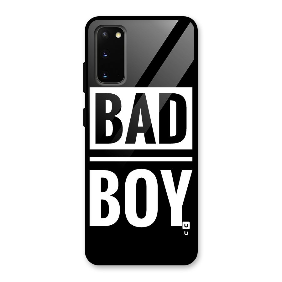 Bad Boy Glass Back Case for Galaxy S20