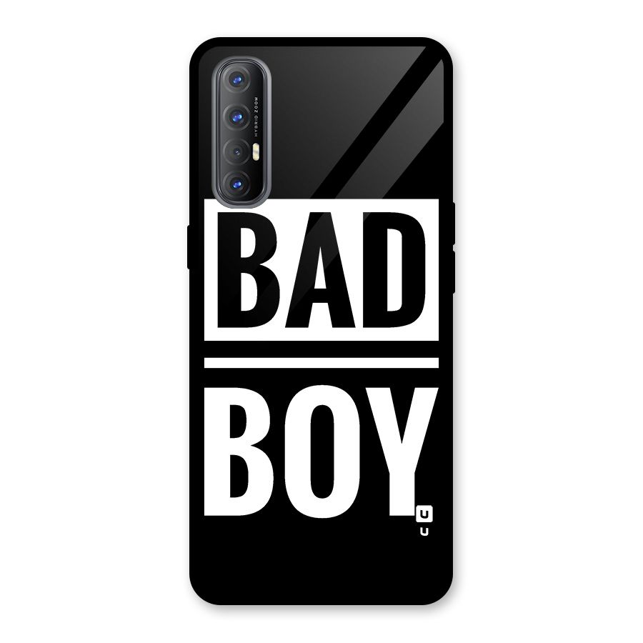 Bad Boy Glass Back Case for Oppo Reno3 Pro