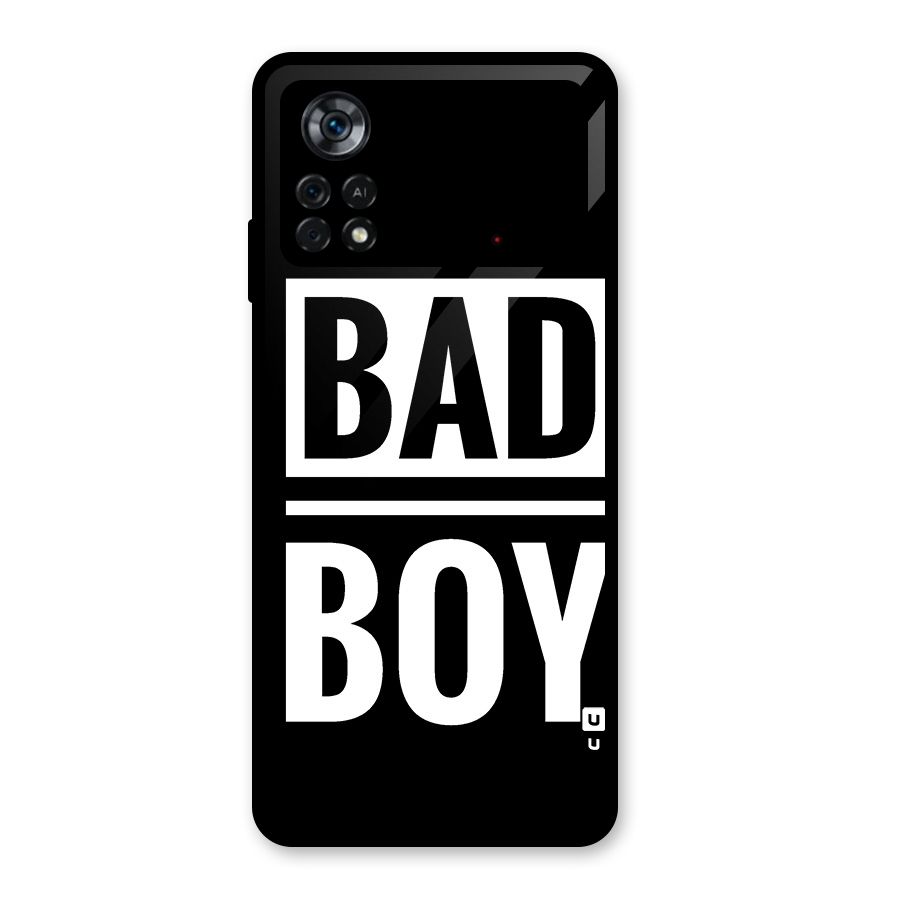 Bad Boy Glass Back Case for Poco X4 Pro 5G