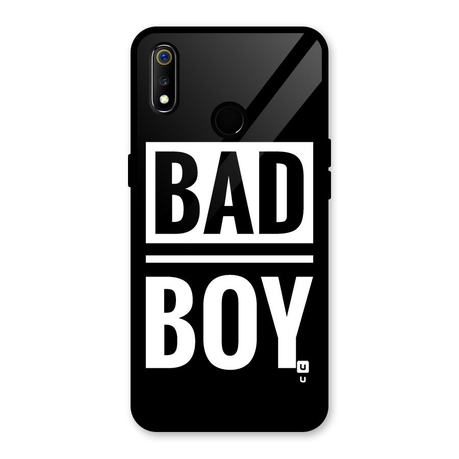 Bad Boy Glass Back Case for Realme 3i