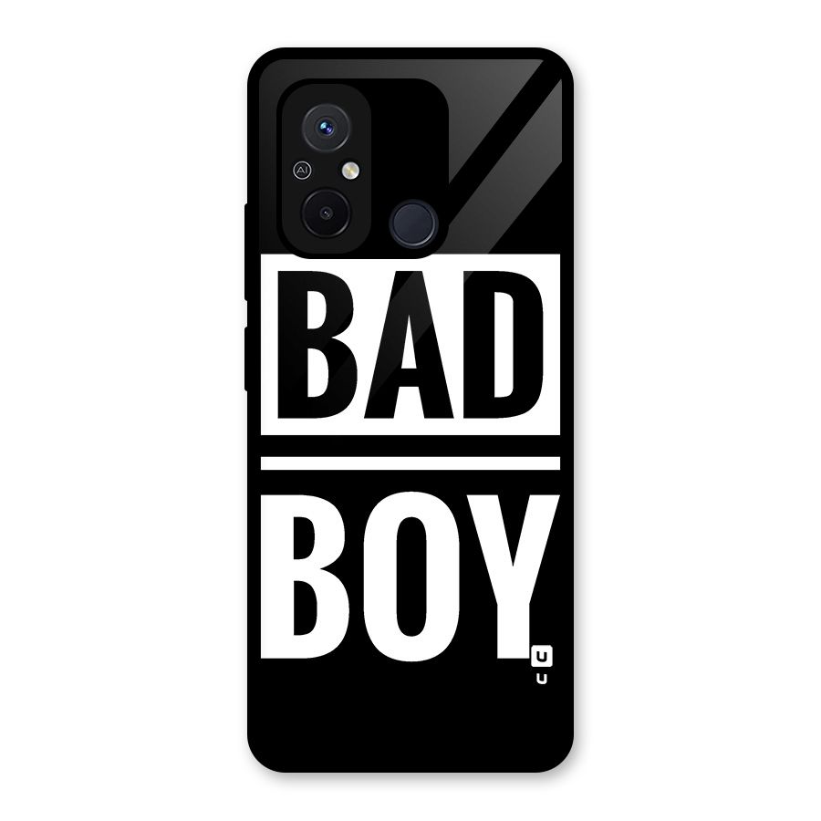 Bad Boy Glass Back Case for Redmi 12C