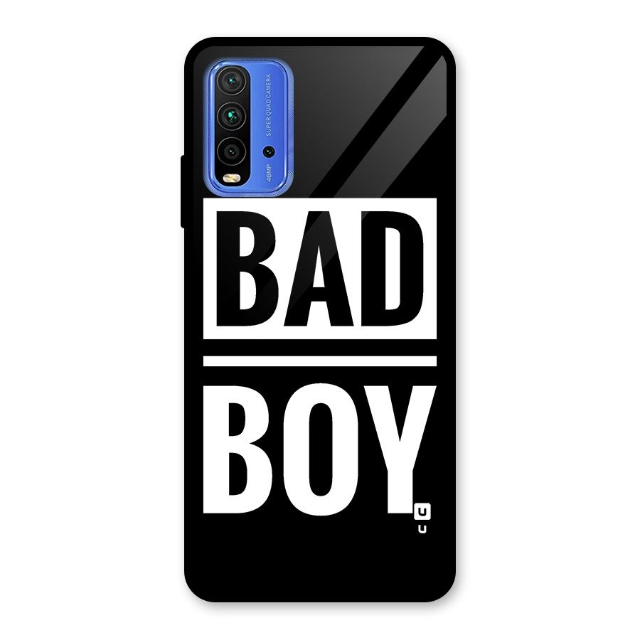 Bad Boy Glass Back Case for Redmi 9 Power