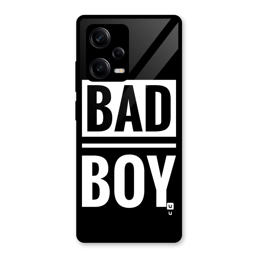 Bad Boy Glass Back Case for Redmi Note 12 Pro