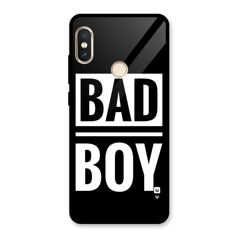 Bad Boy Glass Back Case for Redmi Note 5 Pro