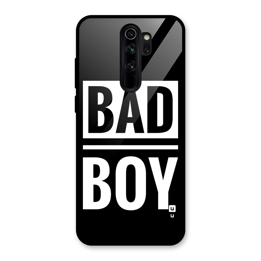 Bad Boy Glass Back Case for Redmi Note 8 Pro