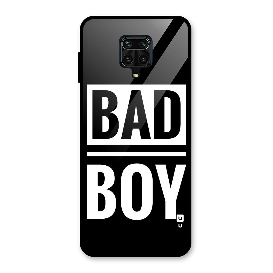 Bad Boy Glass Back Case for Redmi Note 9 Pro