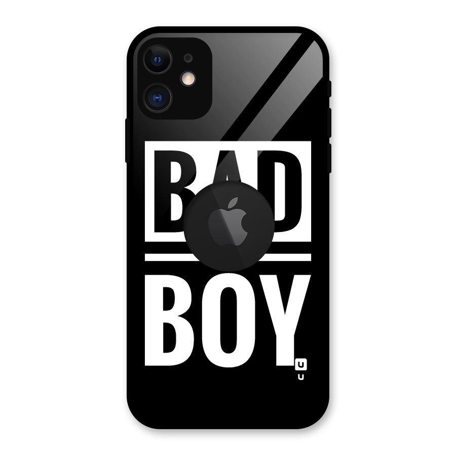 Bad Boy Glass Back Case for iPhone 11 Logo Cut