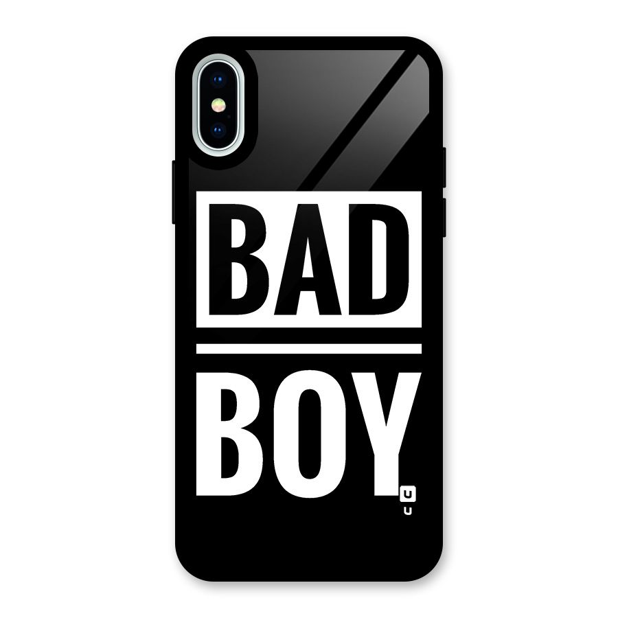 Bad Boy Glass Back Case for iPhone XS