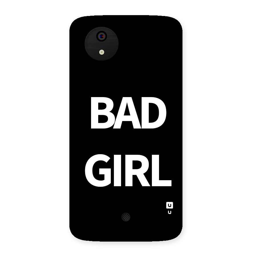 Bad Girl Attitude Back Case for Canvas A1  AQ4501