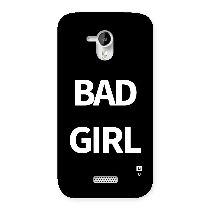 Bad Girl Attitude Back Case for Canvas HD A116