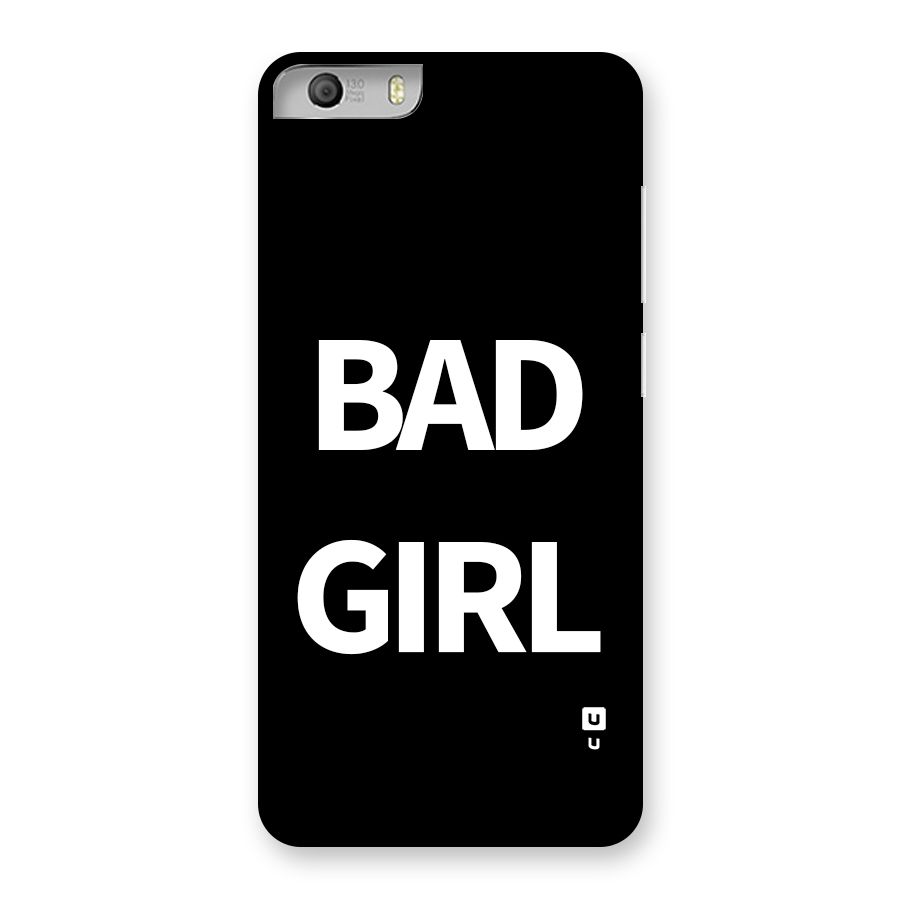 Bad Girl Attitude Back Case for Canvas Knight 2