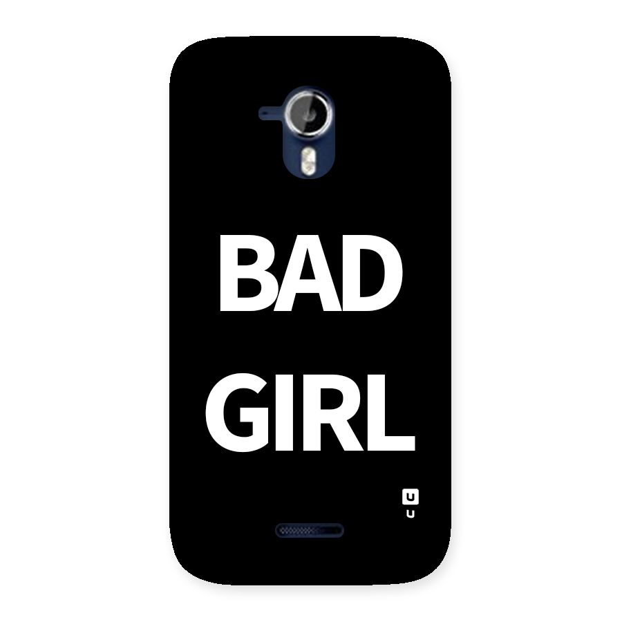 Bad Girl Attitude Back Case for Canvas Magnus A117