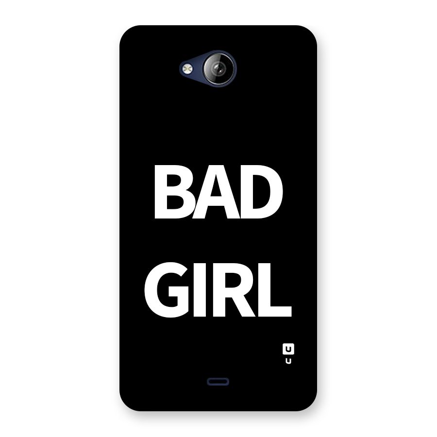 Bad Girl Attitude Back Case for Canvas Play Q355
