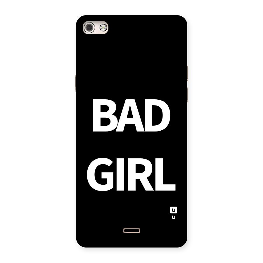 Bad Girl Attitude Back Case for Canvas Silver 5