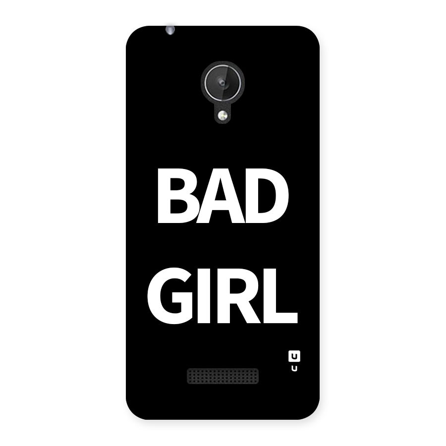 Bad Girl Attitude Back Case for Canvas Spark Q380