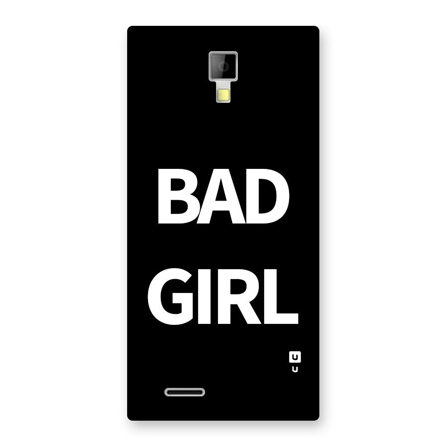 Bad Girl Attitude Back Case for Canvas Xpress A99