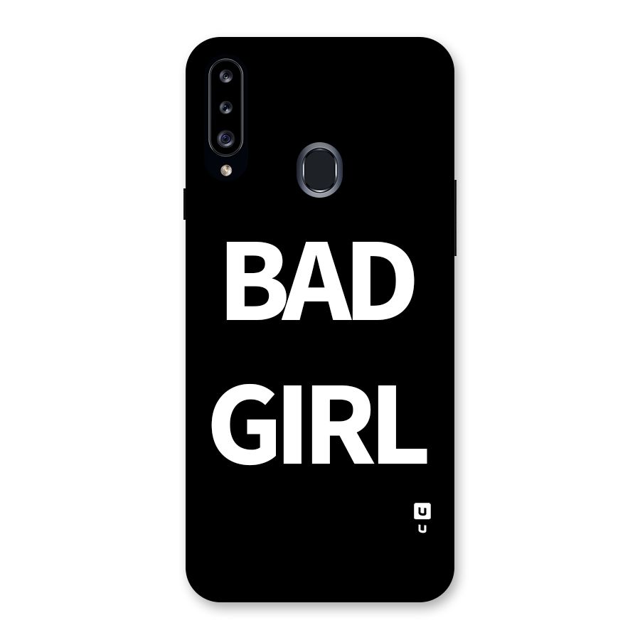 Bad Girl Attitude Back Case for Galaxy A20s