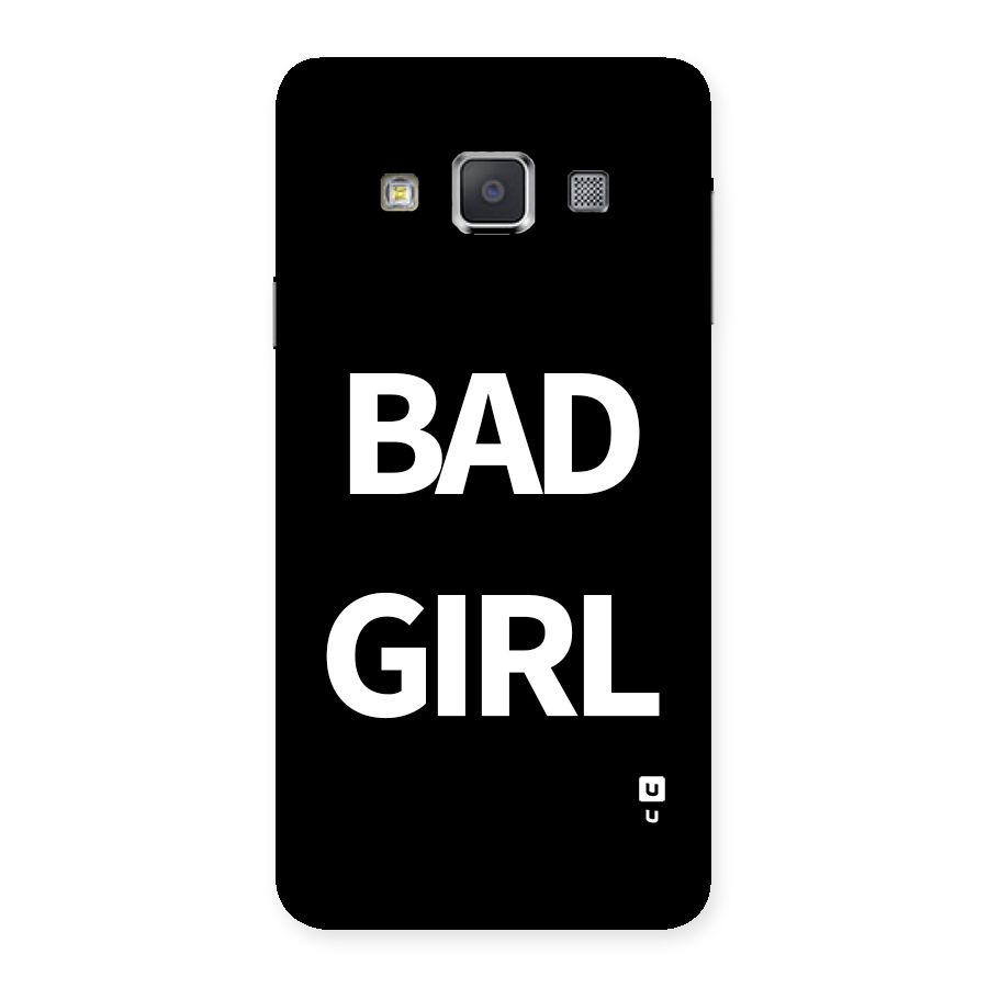 Bad Girl Attitude Back Case for Galaxy A3