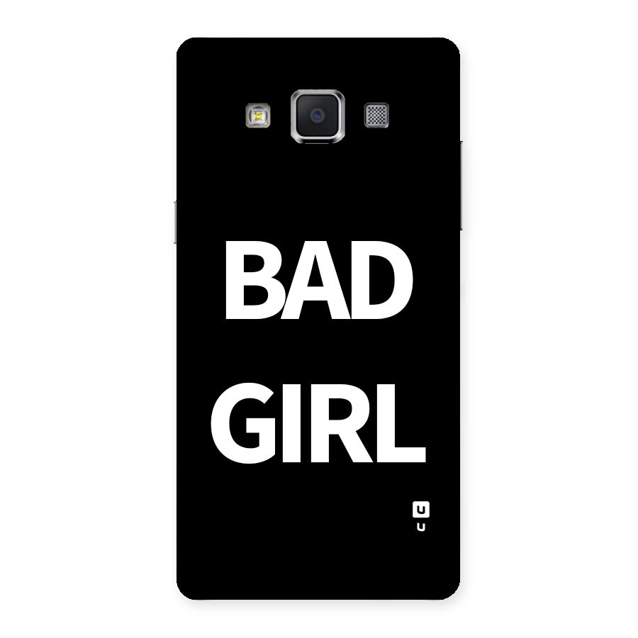 Bad Girl Attitude Back Case for Galaxy A5