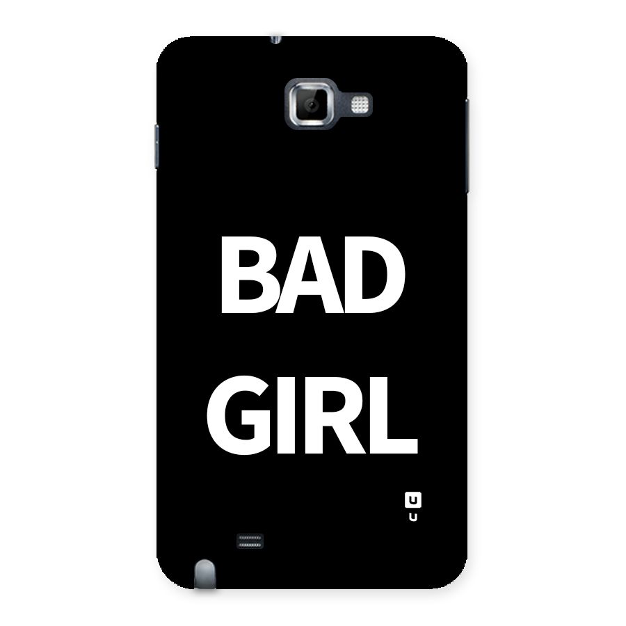 Bad Girl Attitude Back Case for Galaxy Note
